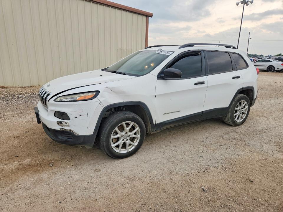 2016 Jeep Cherokee მანქანა იყიდება აუქციონზე, vin: 1C4PJLAB5GW302355, აუქციონის ნომერი: 58118256