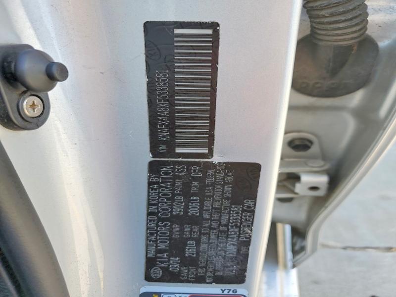 Aukcja sprzedaży 2015 Kia Forte, vin: KNAFX4A8XF5338581, numer aukcji: 58822366