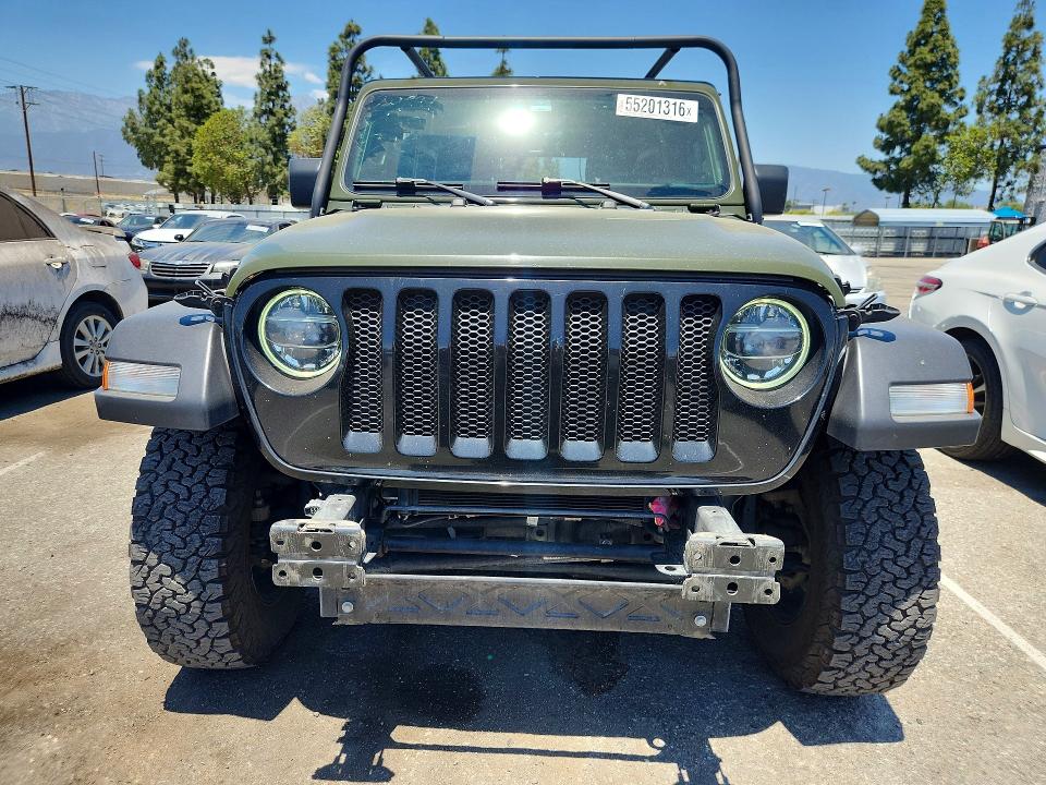55201316 :رقم المزاد ، 1C4HJXDM5MW541540 vin ، 2021 Jeep Wrangler Unlimited مزاد بيع