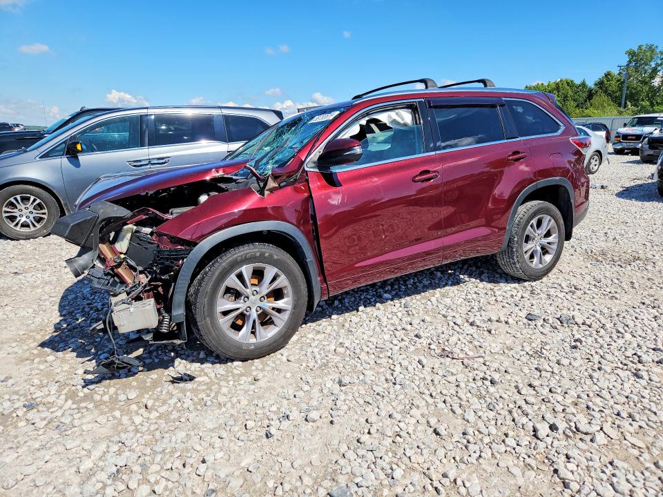 Продаж на аукціоні авто 2015 Toyota Highlander, vin: 5TDJKRFH4FS119076, номер лоту: 58783616
