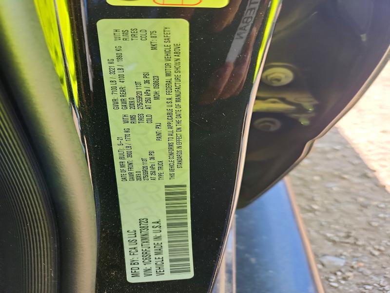Aukcja sprzedaży 2021 Ram 1500, vin: 1C6SRFJTXMN738723, numer aukcji: 55401526
