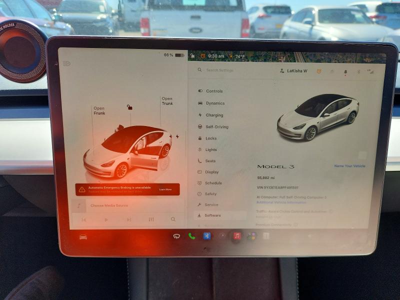 Продаж на аукціоні авто 2023 Tesla Model 3, vin: 5YJ3E1EA8PF491581, номер лоту: 57262656