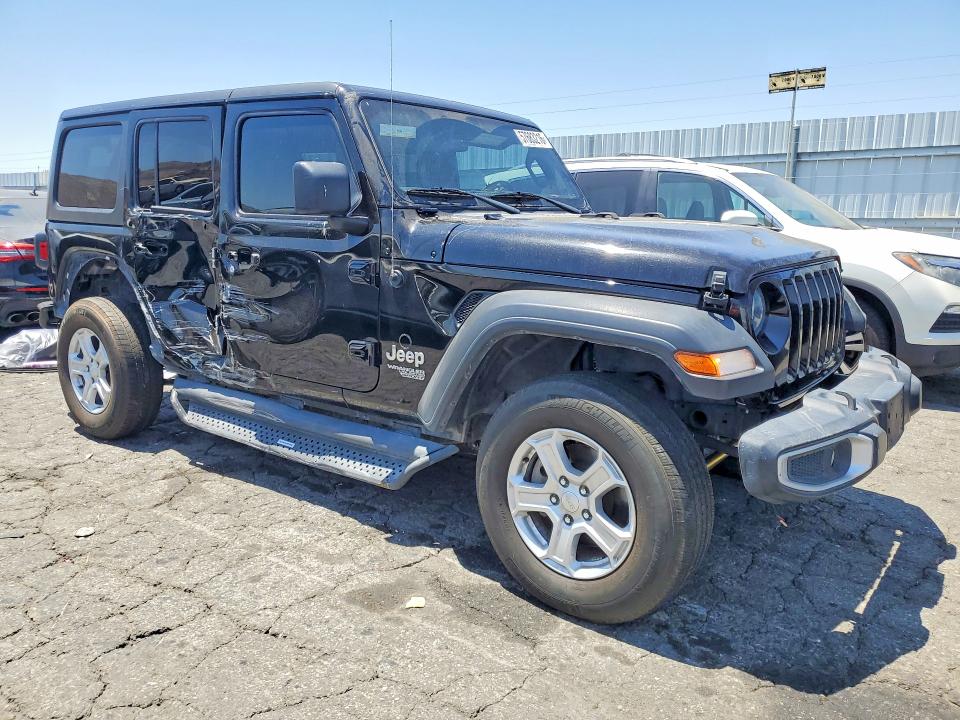 2020 Jeep Wrangler Unlimited მანქანა იყიდება აუქციონზე, vin: 1C4HJXDNXLW198165, აუქციონის ნომერი: 57683216