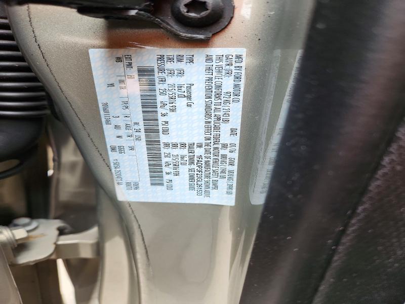 2016 Ford Focus მანქანა იყიდება აუქციონზე, vin: 1FADP3F23GL261533, აუქციონის ნომერი: 57403146