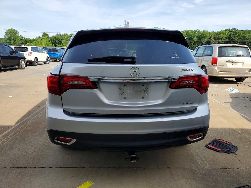 58663146 :رقم المزاد ، 5FRYD4H41FB031689 vin ، 2015 Acura Mdx مزاد بيع