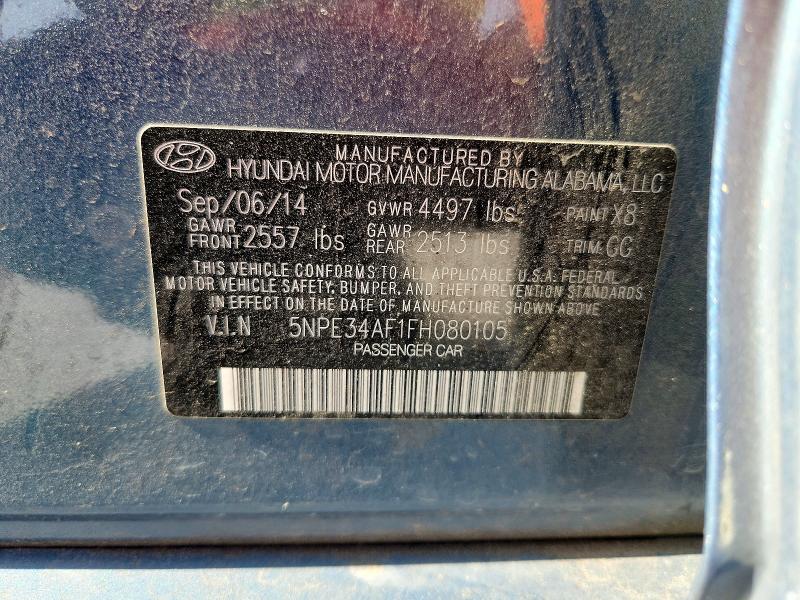 Aukcja sprzedaży 2015 Hyundai Sonata, vin: 5NPE34AF1FH080105, numer aukcji: 59158526