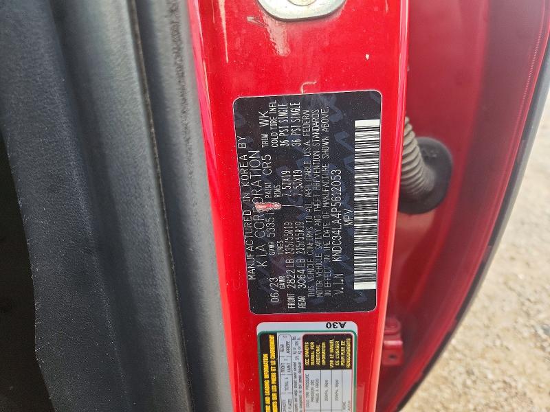 59178856 :رقم المزاد ، KNDC34LA4P5612053 vin ، 2023 Kia Ev6 مزاد بيع