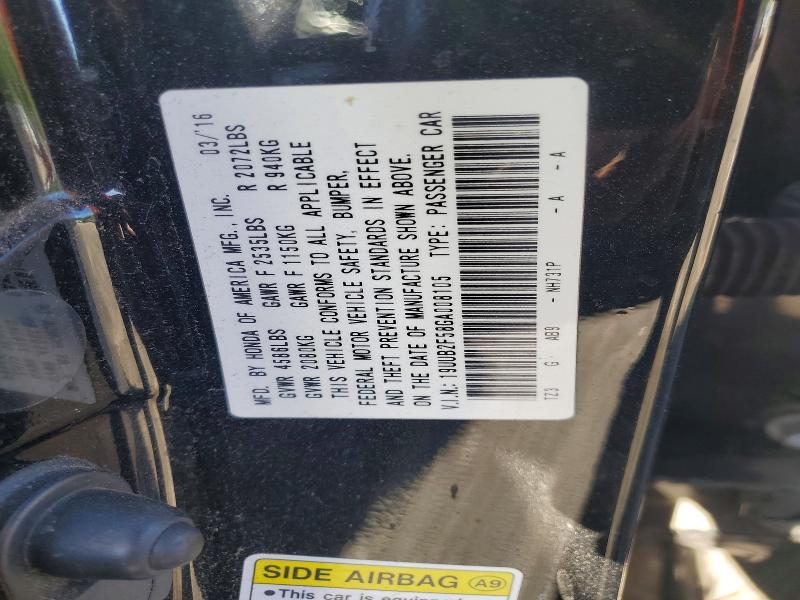 55058806 :رقم المزاد ، 19UUB2F58GA008105 vin ، 2016 Acura Tlx مزاد بيع