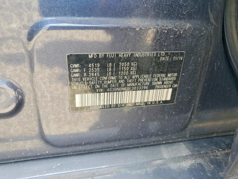 Aukcja sprzedaży 2015 Subaru Legacy, vin: 4S3BNBN69F3033296, numer aukcji: 55791946