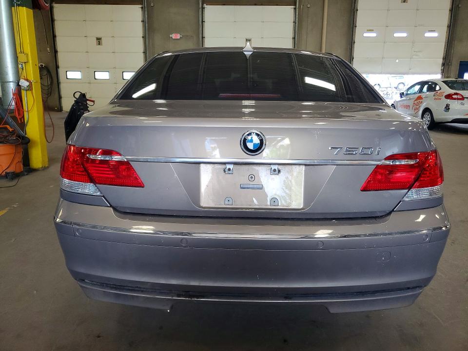 2006 Bmw 750 მანქანა იყიდება აუქციონზე, vin: WBAHL83556DT02687, აუქციონის ნომერი: 55890306