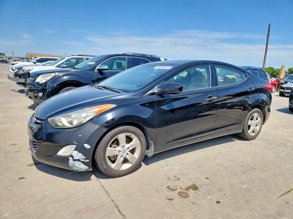 2013 Hyundai Elantra მანქანა იყიდება აუქციონზე, vin: KMHDH4AE2DU757343, აუქციონის ნომერი: 58765616