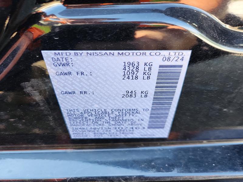 Aukcja sprzedaży 2025 Nissan Altima, vin: 1N4BL4BV1SN307463, numer aukcji: 57712256