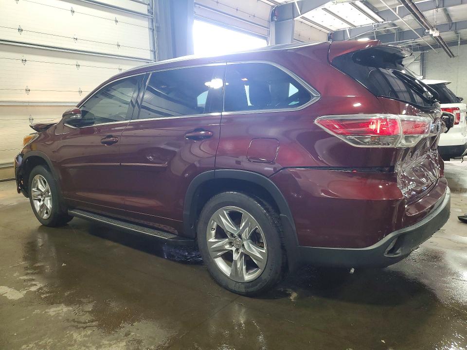 2015 Toyota Highlander მანქანა იყიდება აუქციონზე, vin: 5TDDKRFH3FS114450, აუქციონის ნომერი: 58549666