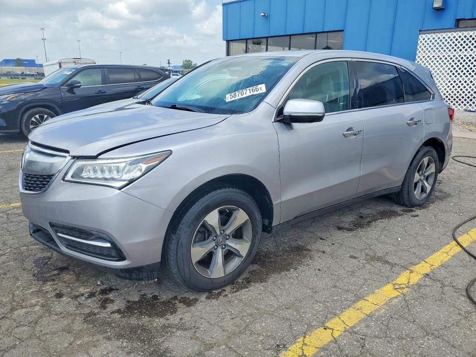 Aukcja sprzedaży 2016 Acura Mdx, vin: 5FRYD4H25GB024339, numer aukcji: 58707166