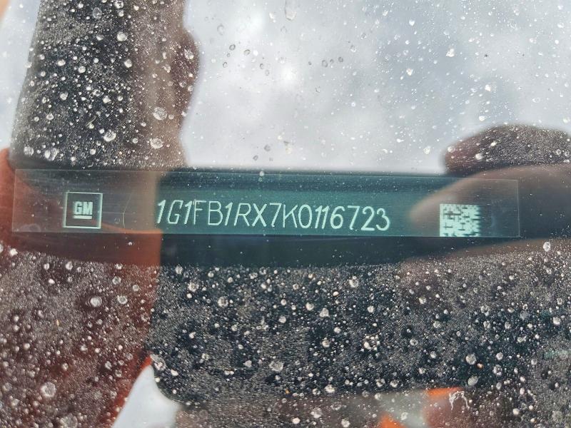 55588486 :رقم المزاد ، 1G1FB1RX7K0116723 vin ، 2019 Chevrolet Camaro مزاد بيع