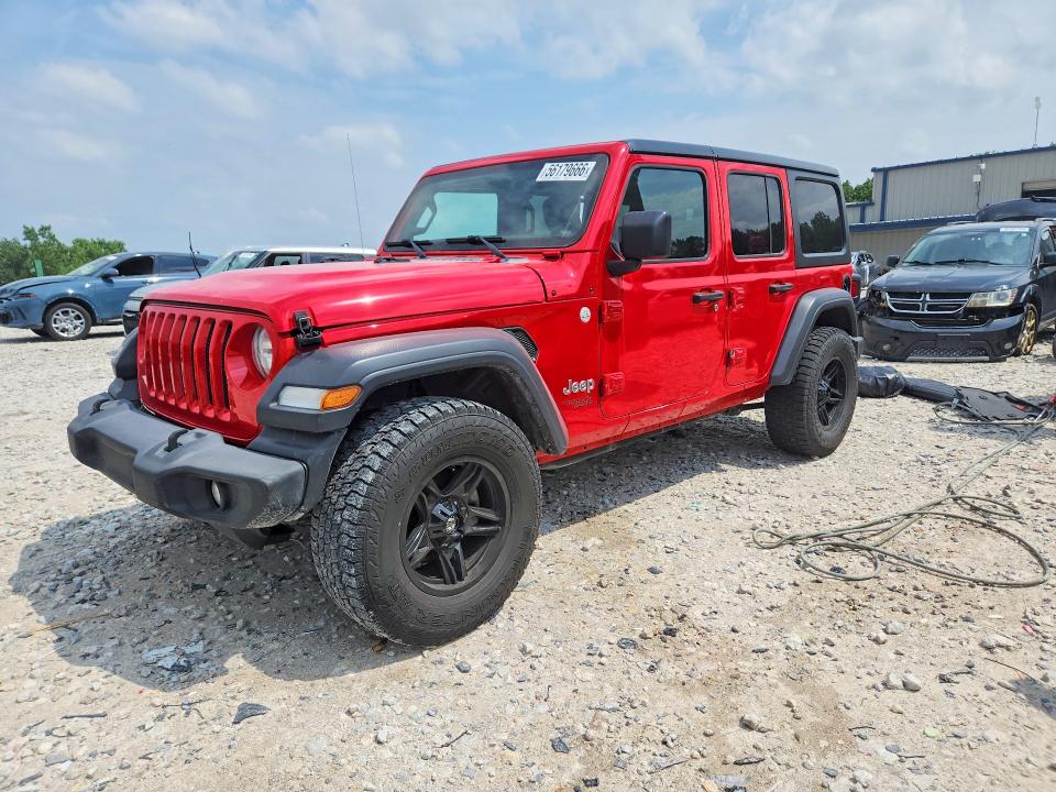 2018 Jeep Wrangler Unlimited მანქანა იყიდება აუქციონზე, vin: 1C4HJXDG5JW108046, აუქციონის ნომერი: 56179666