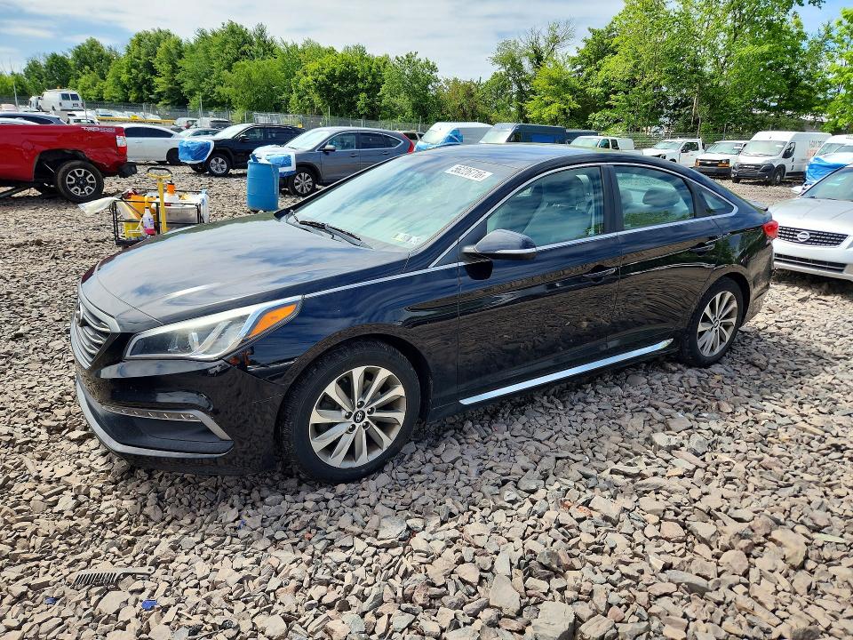 Продажа на аукционе авто 2017 Hyundai Sonata, vin: 5NPE34AF8HH553579, номер лота: 56226716