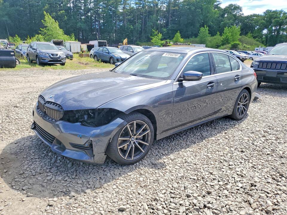 2022 Bmw 330xi მანქანა იყიდება აუქციონზე, vin: 3MW5R7J09N8C51676, აუქციონის ნომერი: 57040256