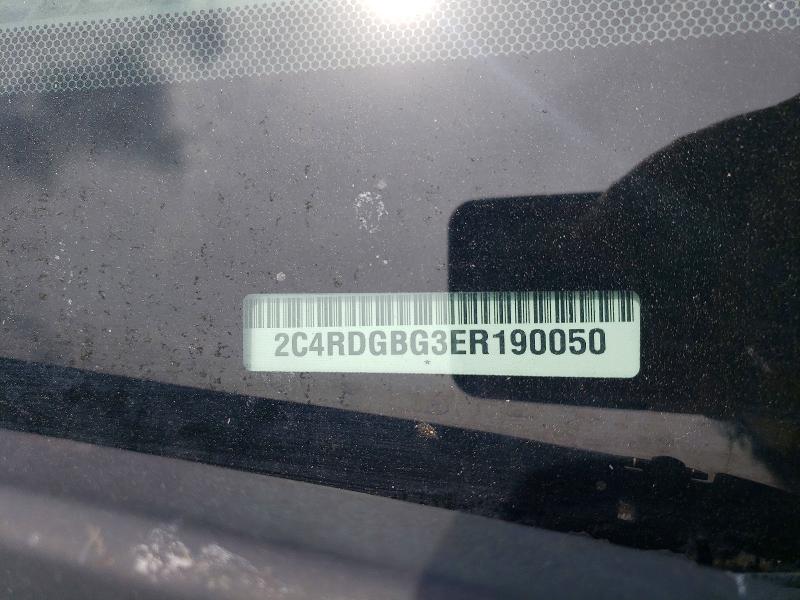 2014 Dodge Grand Caravan მანქანა იყიდება აუქციონზე, vin: 2C4RDGBG3ER190050, აუქციონის ნომერი: 55595616