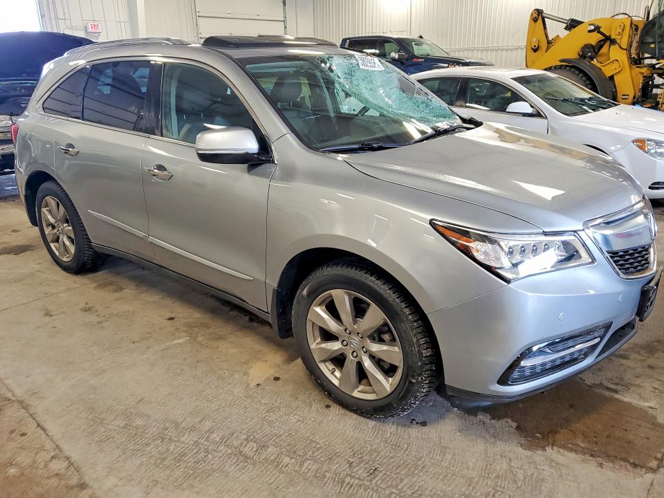 2016 Acura Mdx მანქანა იყიდება აუქციონზე, vin: 5FRYD4H94GB014141, აუქციონის ნომერი: 58029056