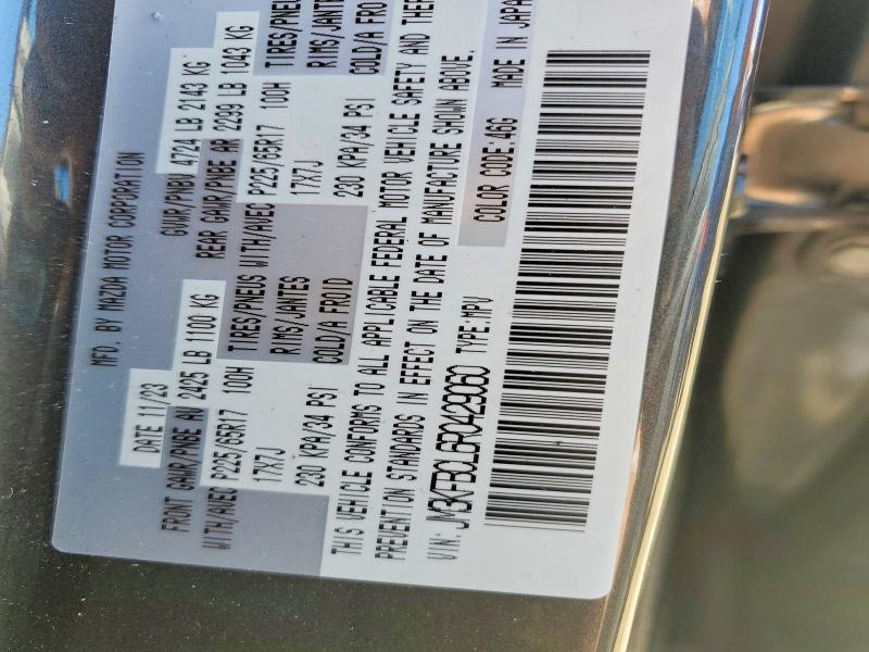 Aukcja sprzedaży 2024 Mazda Cx-5, vin: JM3KFBCL6R0429060, numer aukcji: 58376246