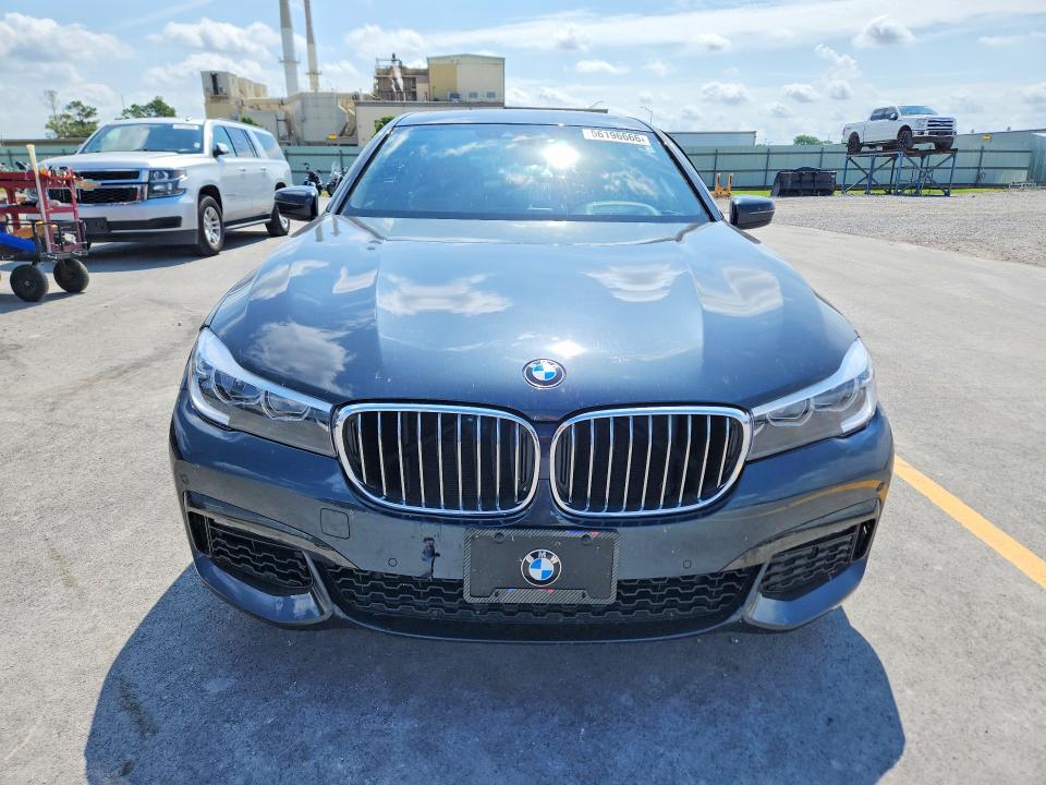 2019 Bmw 740 მანქანა იყიდება აუქციონზე, vin: WBA7E4C59KGV28271, აუქციონის ნომერი: 56196666