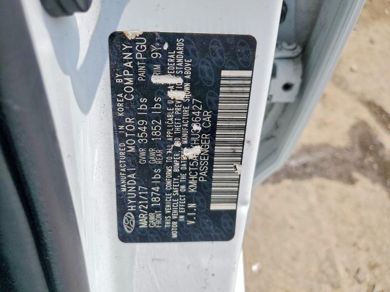 Aukcja sprzedaży 2017 Hyundai Accent, vin: KMHCT5AEXHU336427, numer aukcji: 56479126