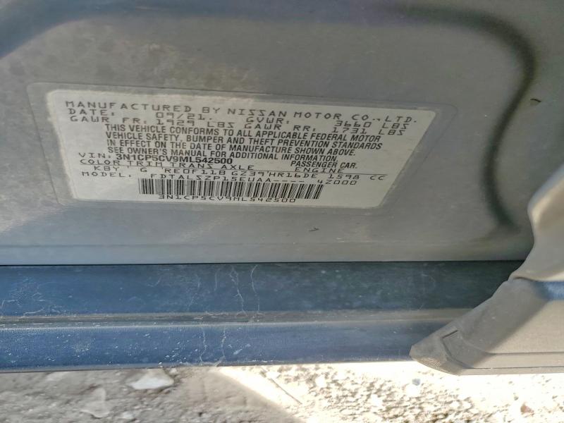 Aukcja sprzedaży 2021 Nissan Kicks, vin: 3N1CP5CV9ML542500, numer aukcji: 58773746