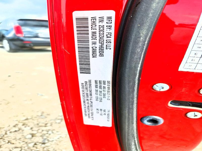 Продаж на аукціоні авто 2023 Dodge Challenger, vin: 2C3CDZAG5PH689349, номер лоту: 57061856