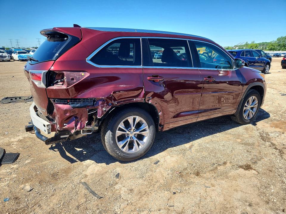 2015 Toyota Highlander მანქანა იყიდება აუქციონზე, vin: 5TDJKRFH9FS152753, აუქციონის ნომერი: 56721056