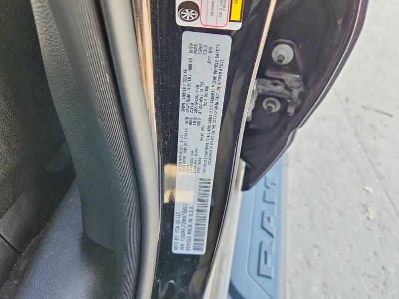 Продаж на аукціоні авто 2021 Ram 1500, vin: 1C6SRFJT2MN735007, номер лоту: 55136746