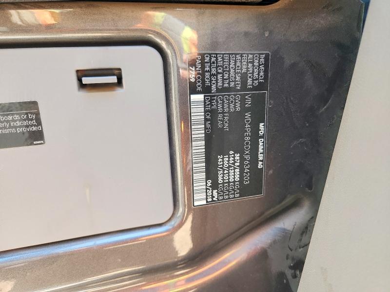 Продаж на аукціоні авто 2018 Mercedes-benz Sprinter, vin: WD4PE8CDXJP634203, номер лоту: 55576516