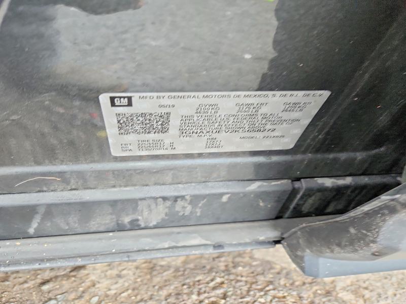 Aukcja sprzedaży 2019 Chevrolet Equinox, vin: 3GNAXUEV2KS658272, numer aukcji: 58253496