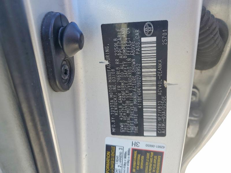 Продаж на аукціоні авто 2009 Toyota Camry, vin: 4T1BE46K19U278952, номер лоту: 56821116