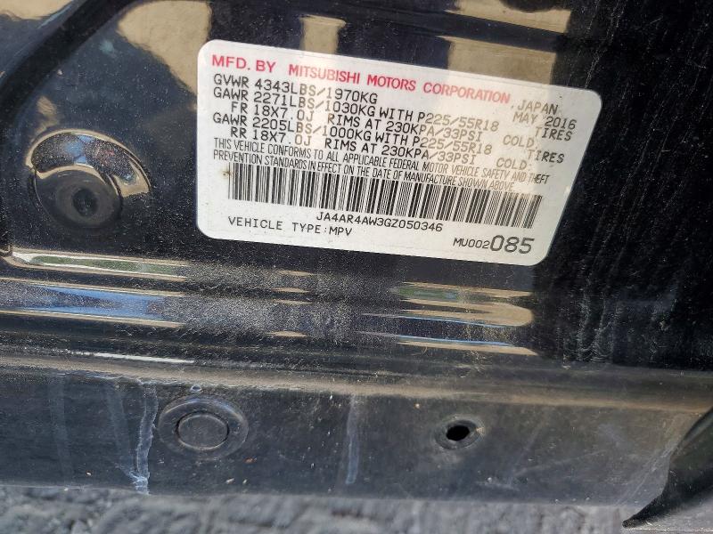 Продаж на аукціоні авто 2016 Mitsubishi Outlander Sport, vin: JA4AR4AW3GZ050346, номер лоту: 58940616