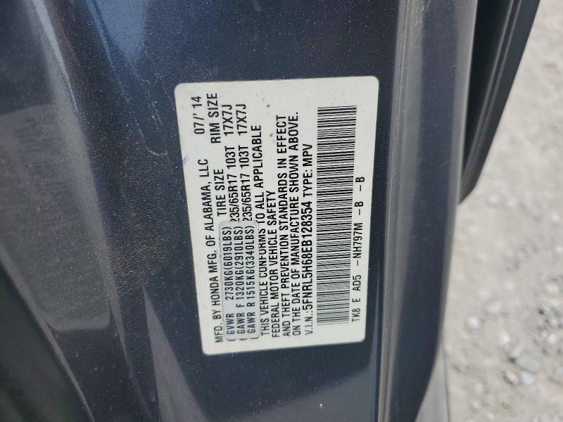 Aukcja sprzedaży 2014 Honda Odyssey, vin: 5FNRL5H68EB128354, numer aukcji: 56657306