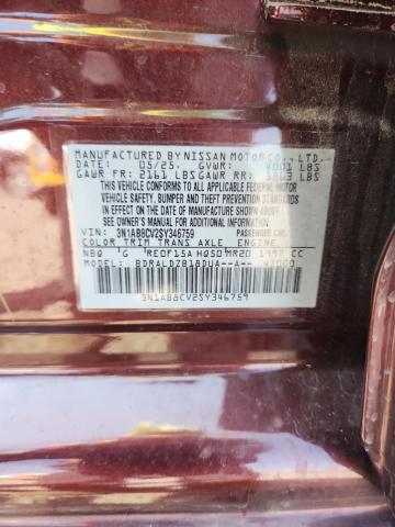Aukcja sprzedaży 2025 Nissan Sentra, vin: 3N1AB8CV2SY346759, numer aukcji: 56378326