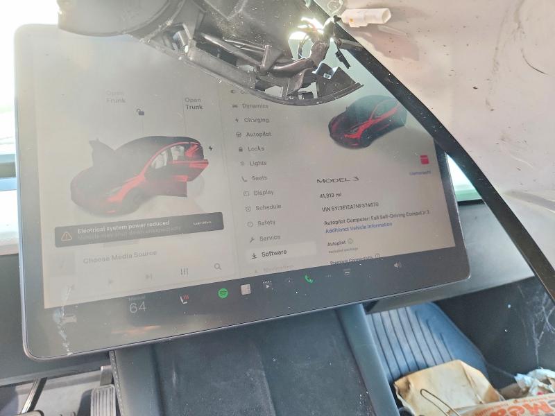 Продажа на аукционе авто 2022 Tesla Model 3, vin: 5YJ3E1EA7NF374670, номер лота: 50512246