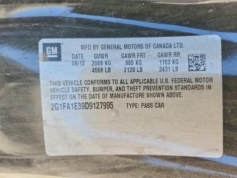 Продаж на аукціоні авто 2013 Chevrolet Camaro, vin: 2G1FA1E39D9127995, номер лоту: 57442206