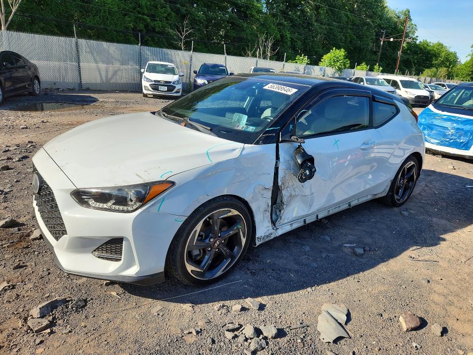 Auction sale of the 2019 Hyundai Veloster, vin: KMHTH6AB0KU004193, lot number: 56398646