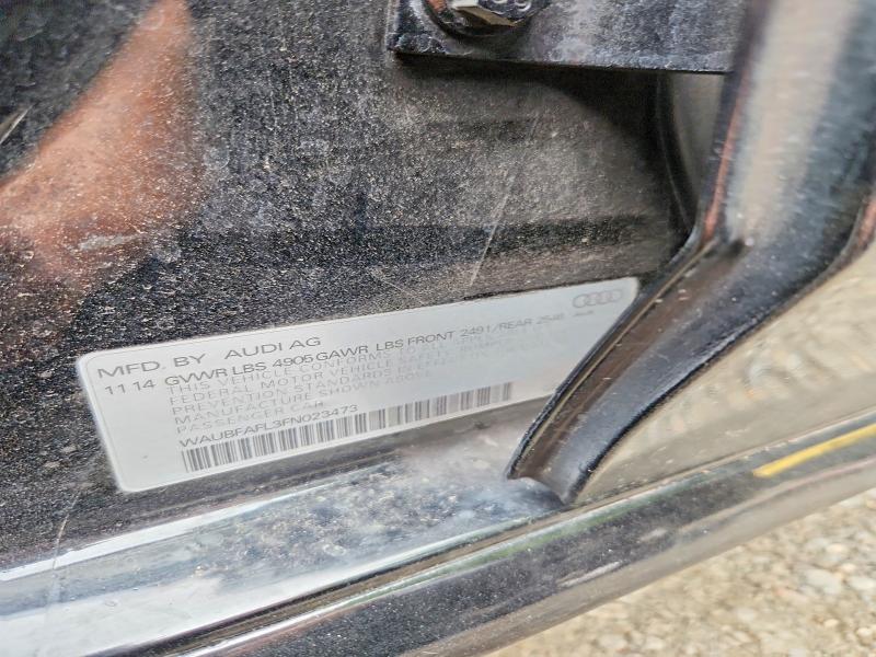 Продаж на аукціоні авто 2015 Audi A4, vin: WAUBFAFL3FN023473, номер лоту: 58960806