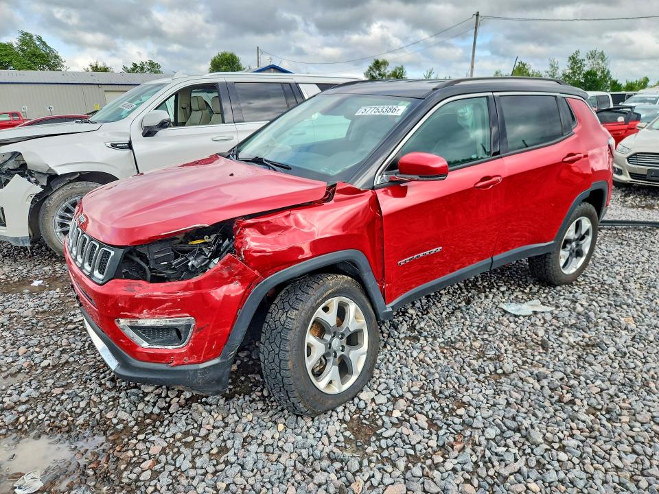 2019 Jeep Compass მანქანა იყიდება აუქციონზე, vin: 3C4NJDCB9KT666481, აუქციონის ნომერი: 57753386