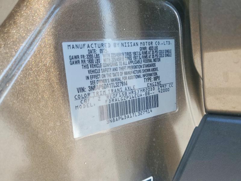 2026 Nissan Kicks მანქანა იყიდება აუქციონზე, vin: 3N8AP6DA1TL327914, აუქციონის ნომერი: 58911676