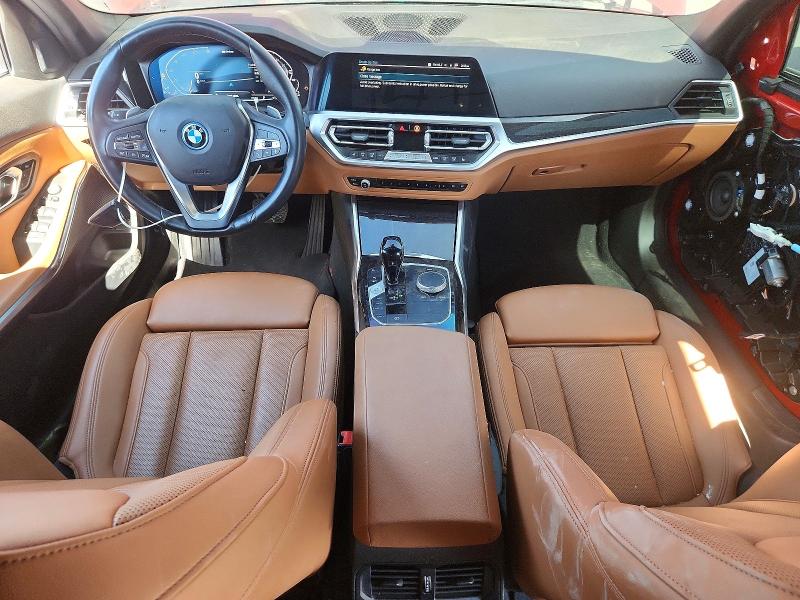 2022 Bmw 330e მანქანა იყიდება აუქციონზე, vin: 3MW5P7J09N8C44037, აუქციონის ნომერი: 58312866