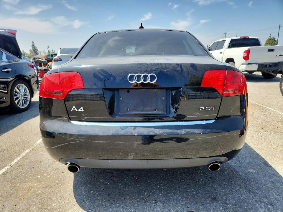 2007 Audi A4 მანქანა იყიდება აუქციონზე, vin: WAUAF78E47A016697, აუქციონის ნომერი: 56103376