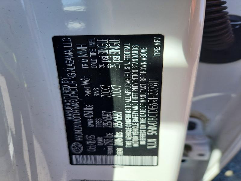Продажа на аукционе авто 2024 Hyundai Tucson, vin: 5NMJBCDE6RH337811, номер лота: 58676206