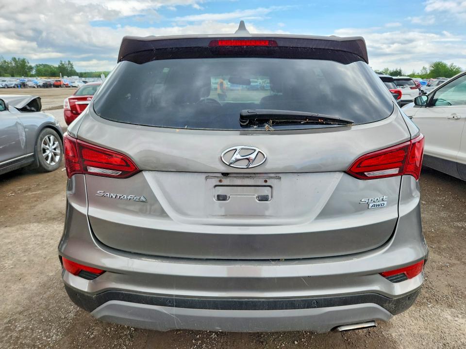 55869586 :رقم المزاد ، 5NMZUDLB5JH090425 vin ، 2018 Hyundai Santa Fe Sport مزاد بيع
