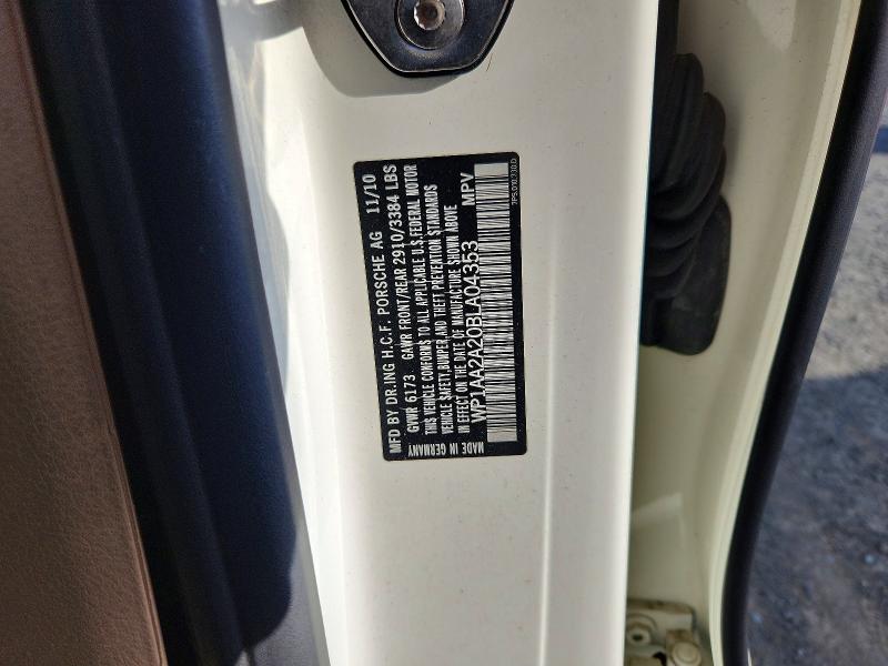 Продаж на аукціоні авто 2011 Porsche Cayenne, vin: WP1AA2A20BLA04353, номер лоту: 56101016