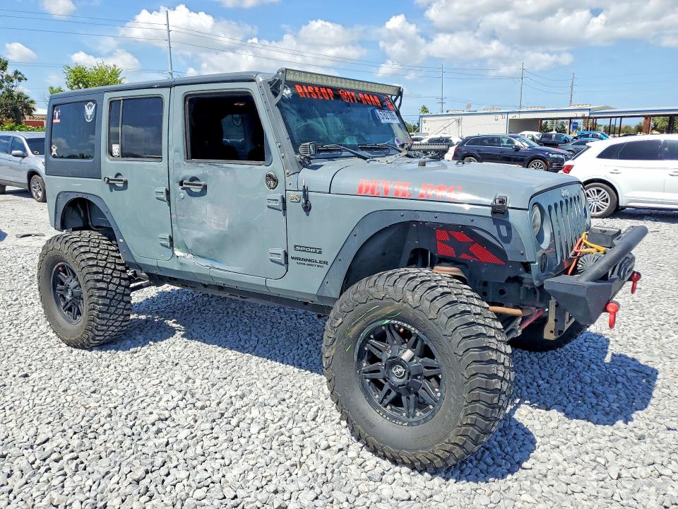 2015 Jeep Wrangler Unlimited მანქანა იყიდება აუქციონზე, vin: 1C4BJWDG6FL726422, აუქციონის ნომერი: 57621306