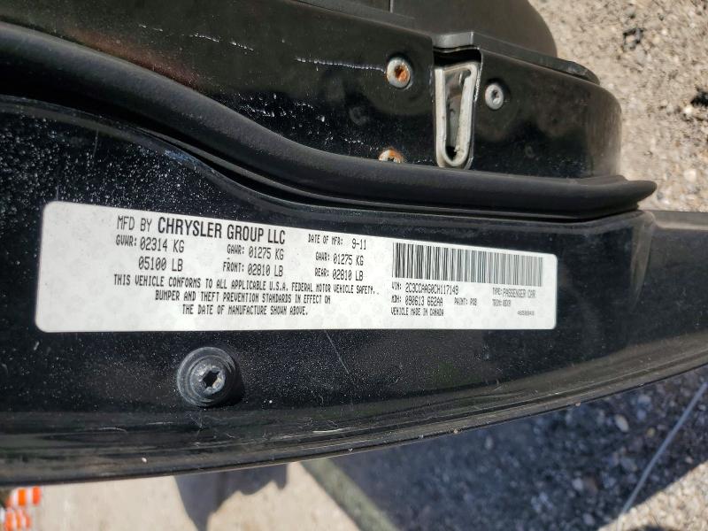 Продаж на аукціоні авто 2012 Chrysler 300, vin: 2C3CCAAG0CH117149, номер лоту: 56864086